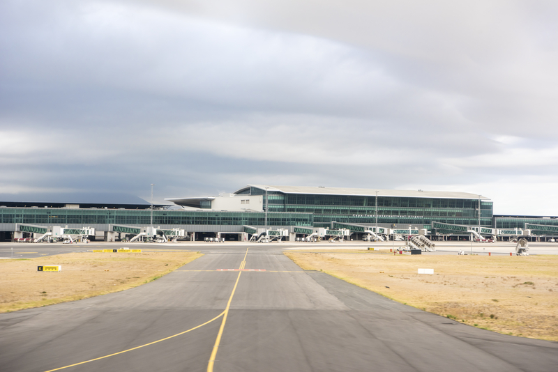 Cape Town International Airport (IATA: CPT) is the second largest airport in South Africa.